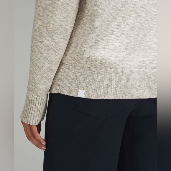 lululemon athletica Cream Crew Neck Sweater - Picture 5 of 7